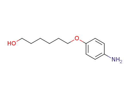 Molecular Structure of 118619-11-7 (1-Hexanol, 6-(4-aminophenoxy)-)