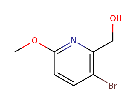 3-Bromo-2-(hydroxymethyl)-6-methoxypyridine