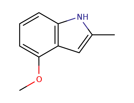 Molecular Structure of 17897-50-6 (4-methoxy-2-methyl-1H-indole)