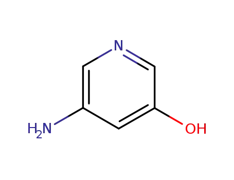 Molecular Structure of 3543-01-9 (3-Amino-5-hydroxypyridine)