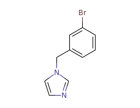 Molecular Structure of 72459-47-3 (1-(3-BROMOBENZYL)-1H-IMIDAZOLE)