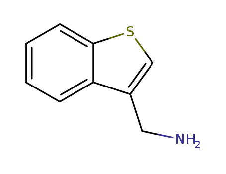 Molecular Structure of 40615-04-1 (3-Aminomethylbenzo[b]thiophene)