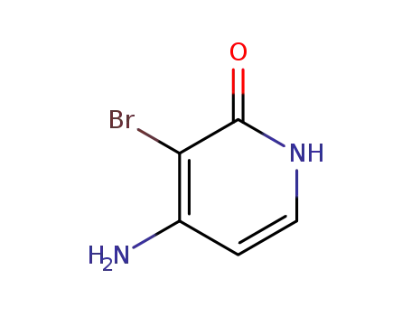Molecular Structure of 107842-74-0 (4-Amino-3-bromo-2-hydroxypyridine)