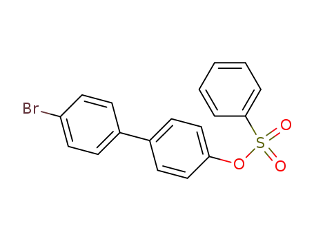 Molecular Structure of 58743-85-4 ([1,1'-Biphenyl]-4-ol,4'-bromo-, 4-benzenesulfonate)