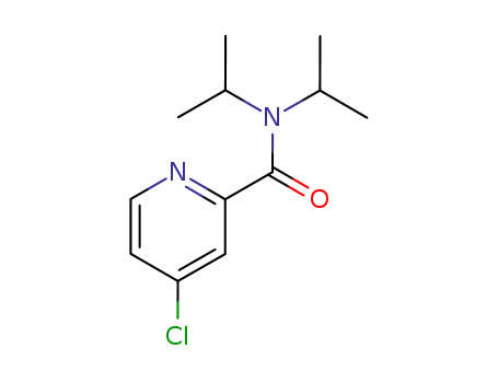 Molecular Structure of 168428-76-0 (4-CHLORO-N-DIISOPROPYL-PYRIDINE-2-CARBOXAMIDE)