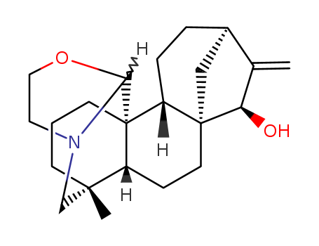 5H,13cH-8a,11-Methano-6,13b-propanocyclohept[ h]oxazolo[2,3-a]isoquinolin-9-ol,dodecahydro-6-methyl-10-methylene-,(6R,- 6aR,8aR,9R,11R,13aR,13bS,13cR)-  cas  509-30-8