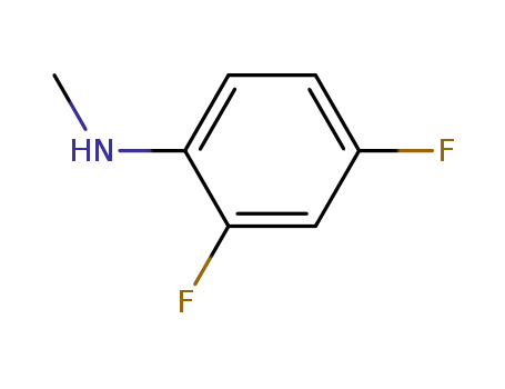 Molecular Structure of 138564-16-6 (2,4-DIFLUORO-N-METHYLANILINE)