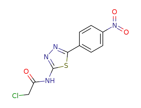 Acetamide, 2-chloro-N-[5-(4-nitrophenyl)-1,3,4-thiadiazol-2-yl]-