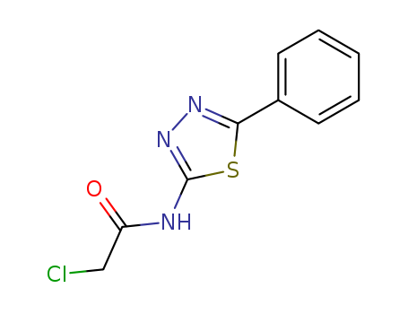 2-Chloro-N-(5-phenyl-1,3,4-thiadiazol-2-yl)-acetamide