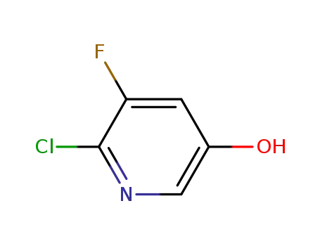 Molecular Structure of 870062-76-3 (2-Chloro-3-fluoro-5-hydroxypyridine)