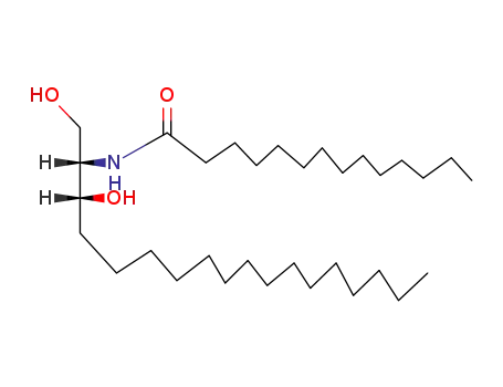 Molecular Structure of 61389-70-6 (C14 Dihydroceramide)