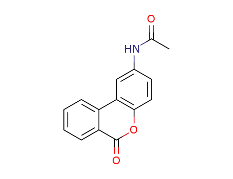 6H-DIBENZO(b,d)PYRAN-6-ONE, 2-ACETAMIDO-