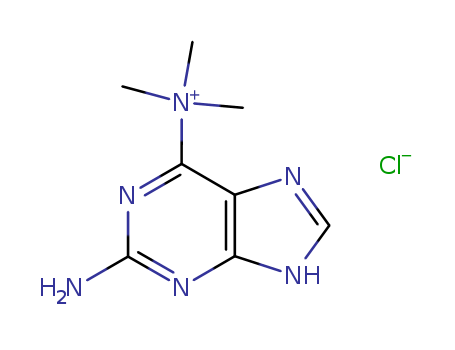 2-amino-N,N,N-trimethyl-9H-purine-6-ylammonium chloride