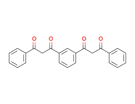 Molecular Structure of 81892-95-7 (1,3-Propanedione,1,1'-(1,3-phenylene)bis[3-phenyl-)