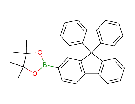 Molecular Structure of 462128-39-8 (9,9-Diphenylfluorene-2-Boronic acid pinacol ester)