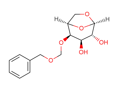 Molecular Structure of 1309382-53-3 (1,6-anhydro-4-O-benzyloxymethyl-β-D-galactopyranoside)