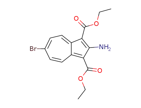 2-Amino-6-bromoazulene-1,3-dicarboxylic acid diethyl ester