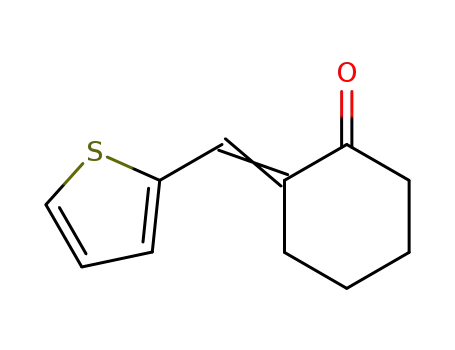 Molecular Structure of 879-94-7 ((2E)-2-(THIEN-2-YLMETHYLENE)CYCLOHEXANONE)