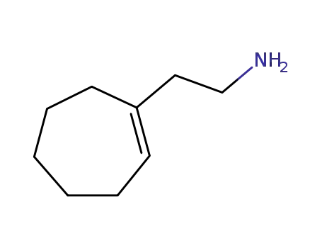 Molecular Structure of 4431-14-5 (2-(cyclohept-1-en-1-yl)ethan-1-amine)