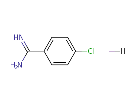 Molecular Structure of 115297-57-9 (4-CHLOROBENZAMIDINE HYDROIODIDE)