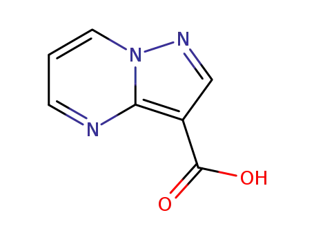 Molecular Structure of 25940-35-6 (PYRAZOLO[1,5-A]PYRIMIDINE-3-CARBOXYLIC ACID)