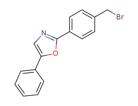 Molecular Structure of 49822-48-2 (Oxazole, 2-[4-(bromomethyl)phenyl]-5-phenyl-)