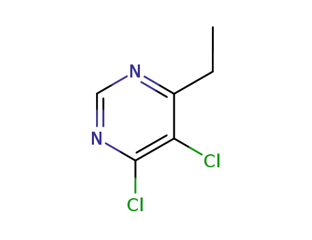 Molecular Structure of 115617-41-9 (4,5-Dichloro-6-ethylpyrimidine)