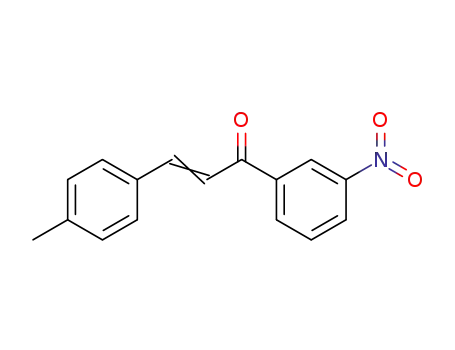 Molecular Structure of 25870-68-2 (3-(4-METHYLPHENYL)-1-(3-NITROPHENYL)PROP-2-EN-1-ONE)