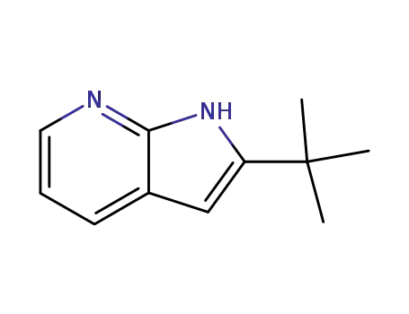 Molecular Structure of 86847-74-7 (2-(TERT-BUTYL)-1H-PYRROLO[2,3-B]PYRIDINE)