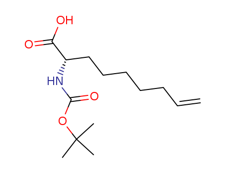 8-Nonenoic acid, 2-[[(1,1-dimethylethoxy)carbonyl]amino]-, (2S)-(300831-21-4)