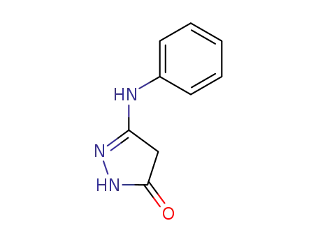 3H-Pyrazol-3-one, 2,4-dihydro-5-(phenylamino)-