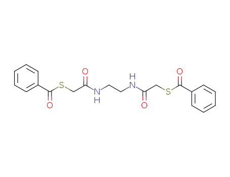 Molecular Structure of 75948-92-4 (N,N'-bis(S-benzoylmercaptoacetamido)ethylenediamine)