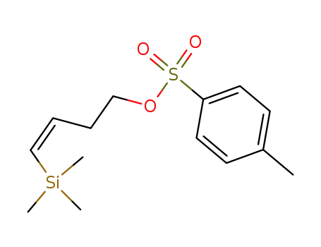Molecular Structure of 87682-62-0 ((Z)-4-(Trimethylsilyl)-3-butenyl 4-methylbenzenesulfonate)