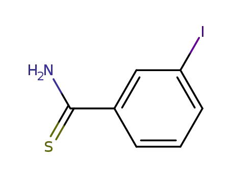 Molecular Structure of 106748-26-9 (3-IODO-THIOBENZAMIDE)