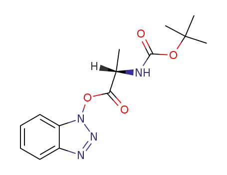 Molecular Structure of 66024-53-1 (BOC-Ala-POBT)