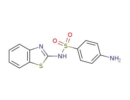 Molecular Structure of 6138-01-8 (4-amino-N-benzothiazol-2-yl-benzenesulfonamide)