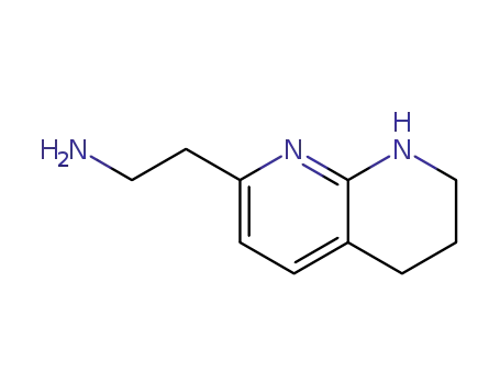 Molecular Structure of 332884-13-6 (5,6,7,8-TETRAHYDRO-1,8-NAPHTHYRIDIN-2-ETHYLAMINE)