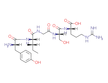 Molecular Structure of 110590-64-2 (TYR-ILE-GLY-SER-ARG)