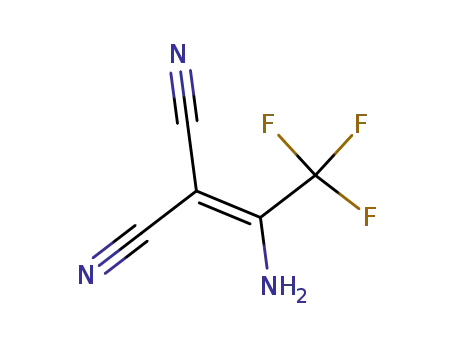 Molecular Structure of 651-68-3 (Propanedinitrile, (1-amino-2,2,2-trifluoroethylidene)-)