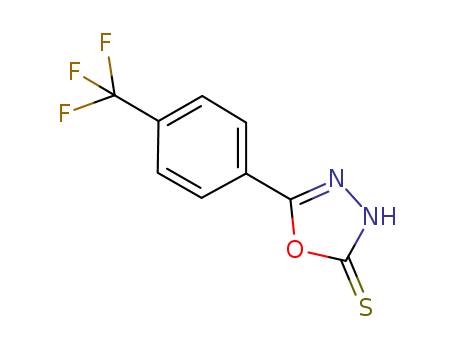 1,3,4-Oxadiazole-2(3H)-thione,5-[4-(trifluoromethyl)phenyl]-