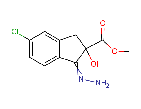 5-Chloro-1-oxo-2,3-dihydro-2-hydroxy-1H-indene-2-carboxylic acid methyl ester