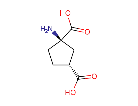 Molecular Structure of 111900-33-5 ((1R,3R)-1-AMINOCYCLOPENTANE-1,3-DICARBOXYLIC ACID)