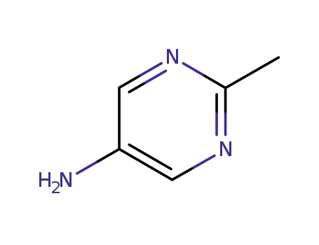 Molecular Structure of 39889-94-6 (2-Methyl-5-pyrimidinamine)