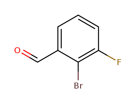 Molecular Structure of 891180-59-9 (2-Bromo-3-fluorobenzaldehyde)