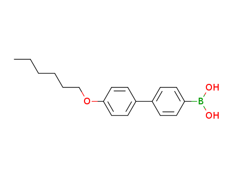 4-n-hexyloxy-4'-biphenylboronic acid