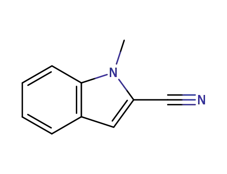 Molecular Structure of 60680-97-9 (1H-Indole-2-carbonitrile,1-methyl-)