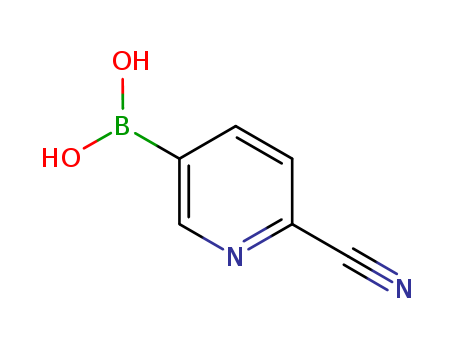CAS:1011722-07-8 C6H5BN2O2 6-cyanopyridine-3-boronic acid
