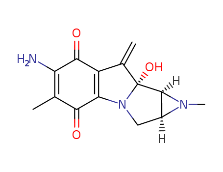 74148-47-3,7-amino-10-decarbamoyloxy-9-dehydro-7-demethoxymitomycin B,Azirino[2',3':3,4]pyrrolo[1,2-a]indole-4,7-dione,6-amino-1,1a,2,8,8a,8b-hexahydro-8a-hydroxy-1,5-dimethyl-8-methylene-, [1aS-(1aa,8aa,8ba)]- (9CI); 9a-O-Demethylmitomycin G; Mitomycin Z