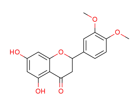 4H-1-Benzopyran-4-one,
2-(3,4-dimethoxyphenyl)-2,3-dihydro-5,7-dihydroxy-