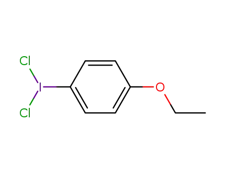 Molecular Structure of 445386-74-3 (4-dichloroiodanyl-phenetole)